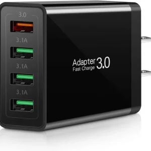 Fast Charge 3.0 Multi-Port USB Wall Charger (4-Port, 3.1A Output)